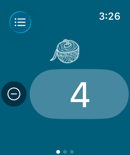 ArisaMakes Apple Watch Row Counter Screenshot