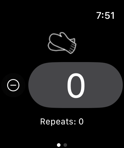 ArisaMakes Row Counter App Screenshot of Counter and Repeat Linked Counter